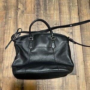 Black Leather Aimee Kestenberg Handbag